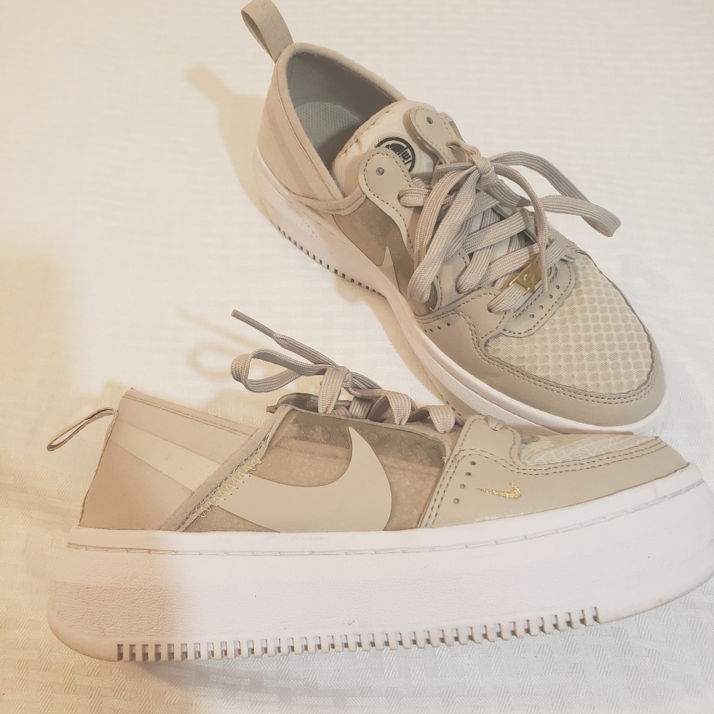 Nike Court Vision Alta Beige Womens 8.5